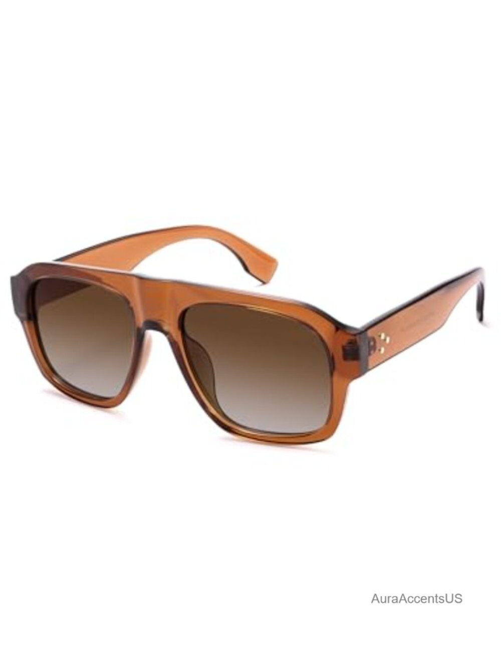 Oversized Polarized Aviator Sunglasses Full Frame UV400 Square